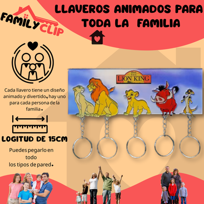 llaveros familiares