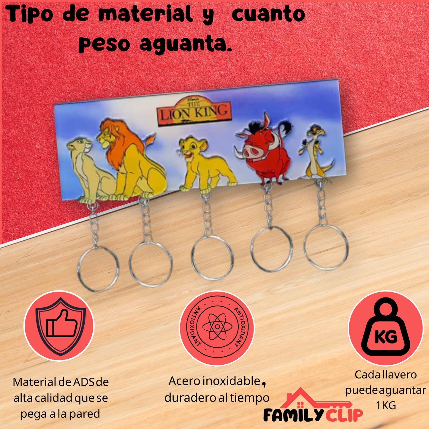 llaveros familiares